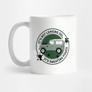 Land Rover--It's not leaking oil, it's sweating power Mug